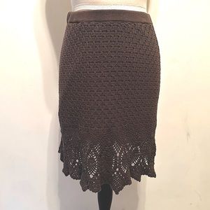 Athleta Cutback Crochet Skirt